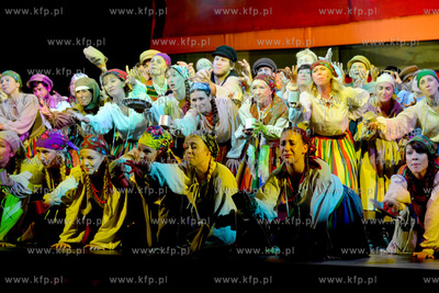 Proba medialna Chlopow w Teatrez Muzycznym w Gdyni....