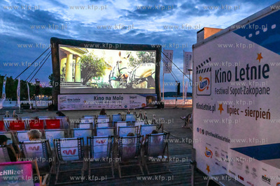 Molo w Sopocie. Lotto Kino Letnie Sopot - Zakopane...