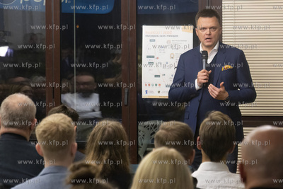 Mobilna Konwencja partii Polska 2050. Spotkanie Szymona...