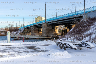 Most Siennicki w Gdańsku. 4.01.2025 fot. Daniel Słoboda...