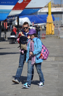 Gdynia. Katarzyna Cichopek-Hakiel i Marcin Mroczek...