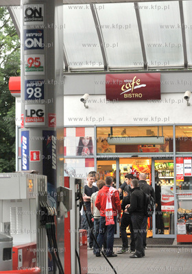 Mecz Niemcy - Grecja w gdanskiej strefie kibica, Na...