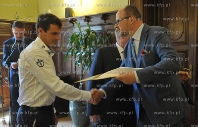 Przewodniczący Rady Miasta Gdańska Bogdan Oleszek...