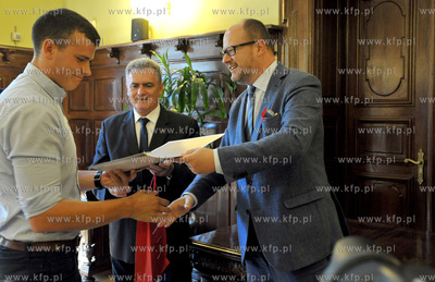 Przewodniczący Rady Miasta Gdańska Bogdan Oleszek...