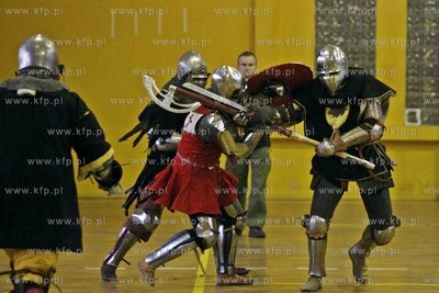 Gdynia. Sala Ymca. Eliminacje do Rycerskich Mistrzostw...