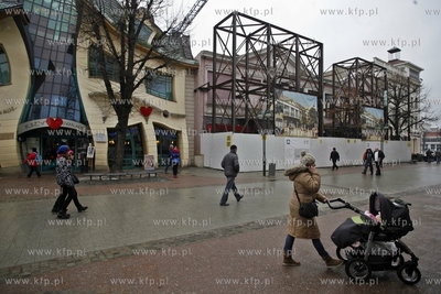 Sopot. Ul. Bohaterow Monte Cassino. Przebudowa bylego...