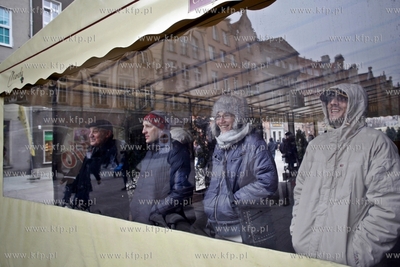 Gdansk. ul. Dluga manifa zorganizowana przez Trojmiejska...
