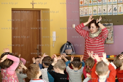 Zajecia w przedszolu nr 64 im. Kubusia Puchatka w Gdansku....