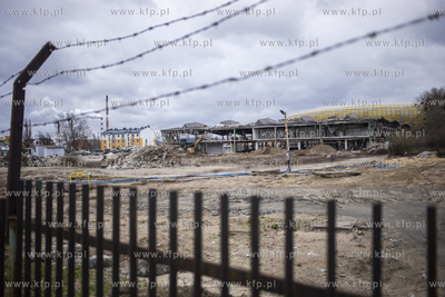 Gdańsk Letnica. Wyburzanie budynków firm Lignus,...