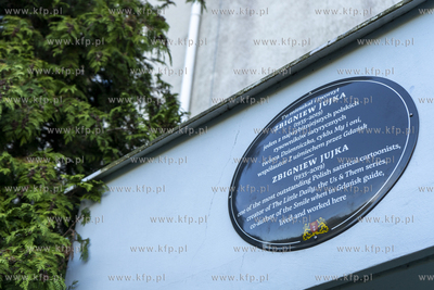 Gdańsk, osiedle Focha. Pamiątkowa tablica poświęcona...