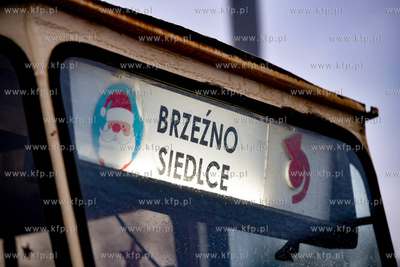 Pętla Siedlce. Świąteczny, mikołajkowy tramwaj...