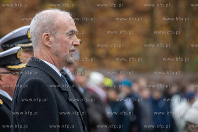 Wojskowy Cmentarz Francuski w Gdańsku. Uroczystości...