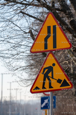 Remont nawierzchni al. Hallera w Gdańsku. 19.03.2026...