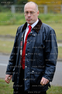 Gdansk. Wysepka na Wezle Kliniczna. Konferencja prasowa...