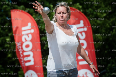 Gdansk. Bulodrom w Parku Reagana. Turniej petanque...
