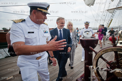 Gdynia. Wizyta prezydenta miasta Gdyni Wojciecha Szczurka...