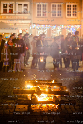 Gdansk. Dlugi Targ. Zuchy i harcerze Choragwi Gdanskiej...