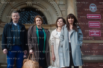 Gdansk. Nowy Ratusz. Plan zdjeciowy serialu pt. Prawo...