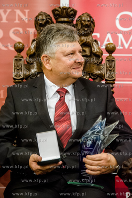 Gdansk. Ratusz Glownomiejski. Uroczystosc wreczenia...