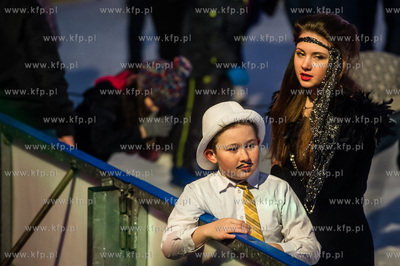 Lodowisko Miejskie w Gdansku. Walentynki w stylu Retro,...