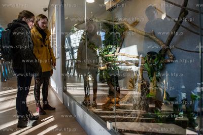 Uniwersytet Gdanski. Wydzial Biologii. Terrarium zamieszkale...