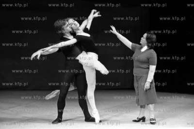 Próba pod okiem Tamary Wasilewskiej  do baletu Jezioro...