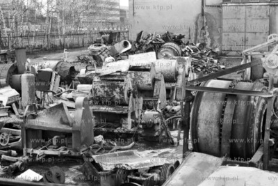 Baza materiałowa Gdańskiego Przedsiębiorstwa Budowlanego...