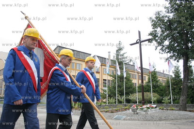 Poswiecenie krzyza stojacego na terenie stoczni gdynia,...