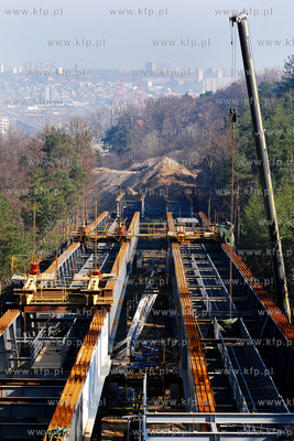 Budowa Estakady Kwiatkowskiegow Gdyni  - odcinka laczacego...
