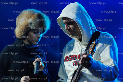 Gdynia. Powitanie Nowego, 2008 Roku na Skwerze Kosciuszki....