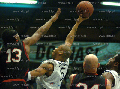 Slupsk hala Gryfia, mecz koszykowki Energa Czarni Slupsk...