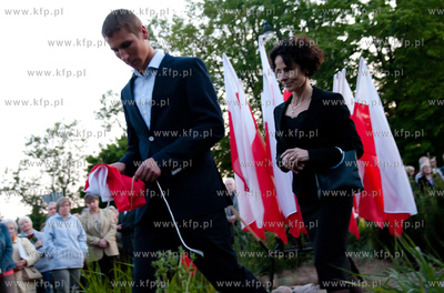 Sopot. Uroczystosc odsloniecia tablicy Ronda im. Senatora...