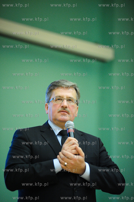 Wizyta prezydenta Bronislawa Komorowskiego w Gdansku....