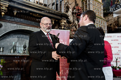 Gdansk. Dwor Artusa. Wreczenie nagrod w plebiscycie...