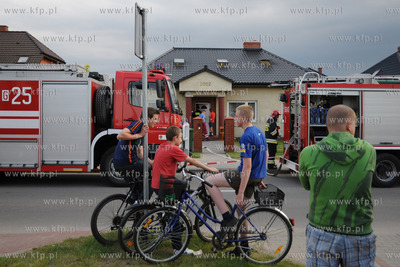 W Domu Opieki w Rumi doszlo do pozaru w pomieszczeniu...