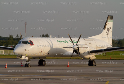 Gdansk, Rebiechowo. Nz. BAe ATP-F Atlantic Airlines....