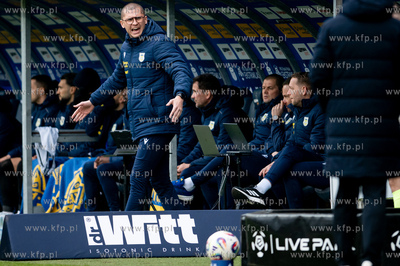 PKO Ekstraklasa: Arka Gdynia - Widzew Łódź n/z Dawid...