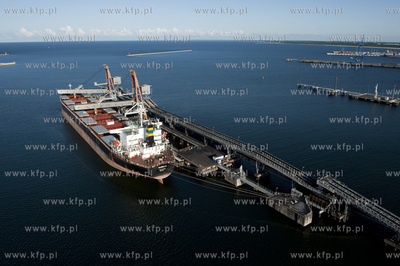 Port Gdansk z lotu ptaka, nz Port Polnocny i terminal...