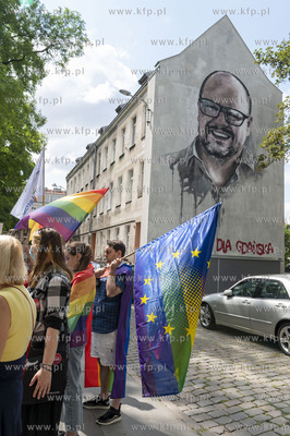 Gdańsk. Akcja "uliczny trolling" i konferencja prasowa...