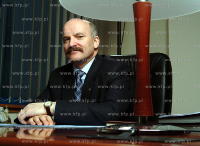 Pawel Olechnowicz - prezes Rafinerii Gdanskiej.21.02.2003fot....