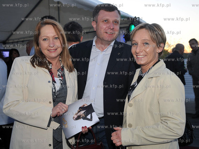 Sopot Fashion Day na molo w Sopocie. Wsrod gosci pokazu...