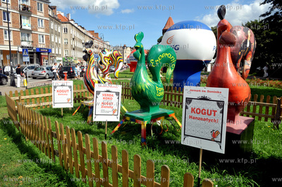 Gdansk. Jarmark Swietego Dominika. Wystawa jarmarkowych...