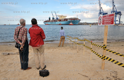 Najwiekszy kontenerowiec swiata Maersk Mc-Kinney Moller...