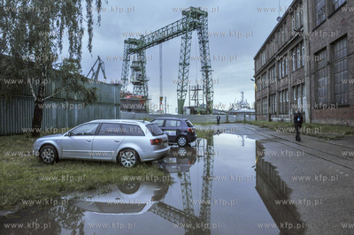 Gdańsk. Tereny dawnej Stoczni Gdańskiej. Okolice...