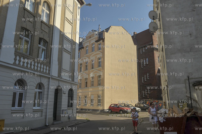 Gdańsk. Historyczne Stare Miasto, ul. Stare Domki....