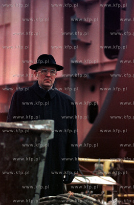 Janusz Szlantaprezes zarzadu Stocznia Gdynia S.A.18.01.2001fot....