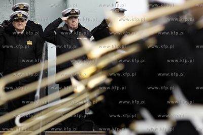 Gdynia. Wizyta admirala Sir Mark Stanhope Dowodcy Krolewskiej...