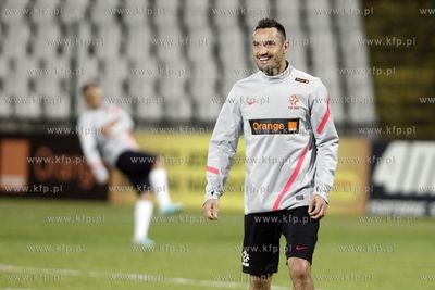 Gdansk. Stadion przy ul. Traugutta. Trening reprezentacji...