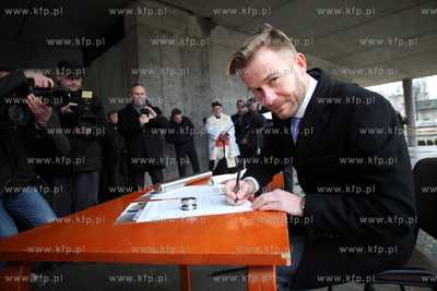 Uroczystosc wmurowania kamienia wegielnego pod budowe...