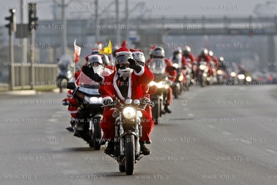 Gdansk. Ul.Marynarki Polskiej. XII edycja parady Mikolaje...